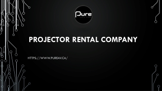 PROJECTOR RENTAL COMPANY