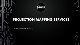 PROJECTION MAPPING SERVICES