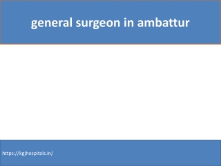 gastro surgeon in ambattur