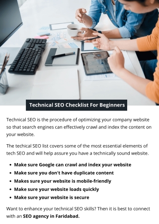 Technical SEO Checklist for Beginners