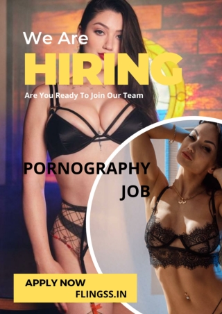 Pornography job - Why do youth choose Porn job