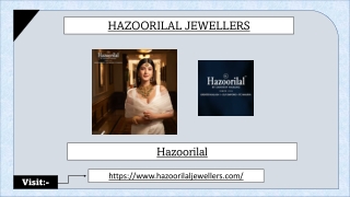 Hazoorilal