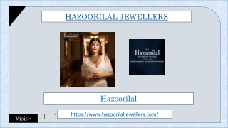 Hazoorilal