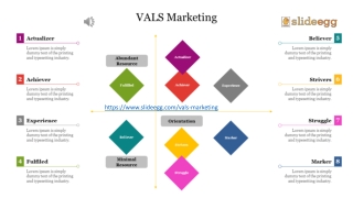 VALS Marketing PPT Presentation