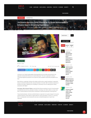 indiabiz-live-jiocinema-appoints-rohit-sharma-as-its-brand-ambassador-to-enhance-sports-streaming-experience-