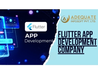 Flutter allows developers to create high-quality, high-performance apps for both