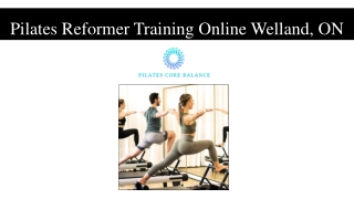 Pilates Reformer Training Online Welland, ON