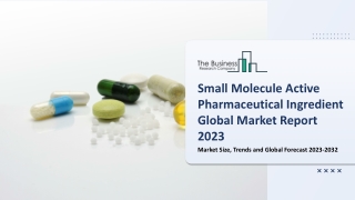 Small Molecule Active Pharmaceutical Ingredient Market