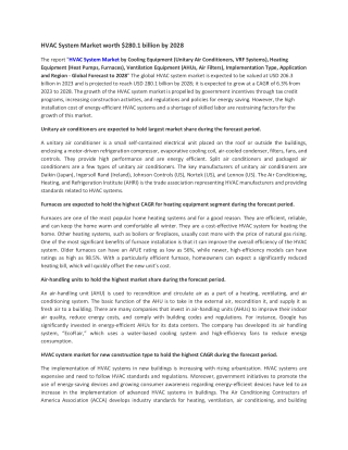 HVAC System Market
