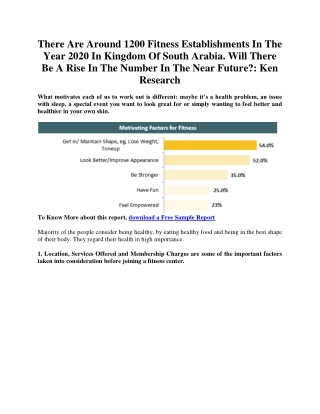 Emerging Players in Fitness center industry KSA - Ken Research