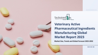Veterinary Active Pharmaceutical Ingredients Manufacturing Market