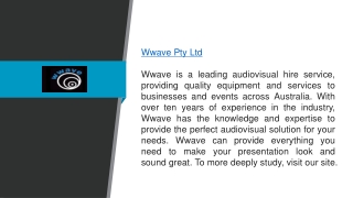 Wwave Pty Ltd  Wwave.com.au