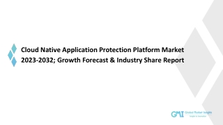 Cloud Native Application Protection Platform Market Trends, Analysis & Forecast,