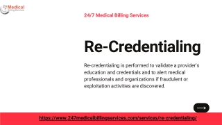 Re-Credentialing