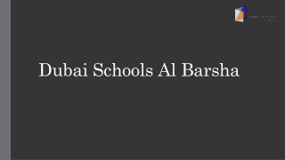 Dubai Schools Al Barsha