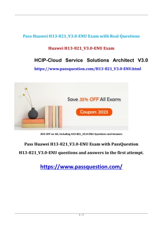 H13-821_V3.0-ENU HCIP-Cloud Service Solutions Architect V3.0 Exam Questions