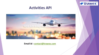 Activities API
