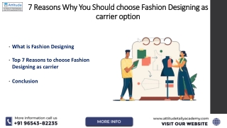 7 Reasons Why You Should choose Fashion Designing as carrier option