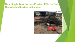 How Simple Tank Services Provides Effective Soil