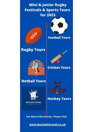 Junior Rugby Festivals And Football Tours for 2023