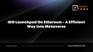 IDO Launchpad On Ethereum - A Efficient Way Into Metaverse