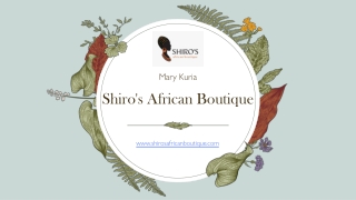 Shiro's African Boutique