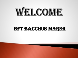 Group Classes in Bacchus Marsh