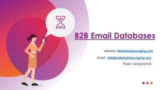 B2B Email Databases