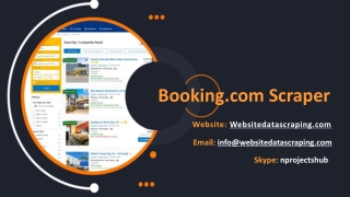 Booking.com Scraper