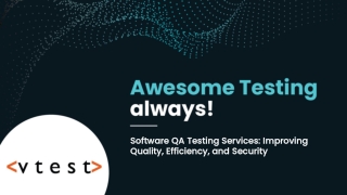 Software testing company in India | VTEST