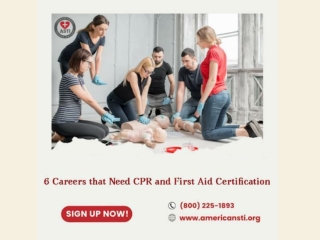 6 Careers that Need CPR and First Aid Certification