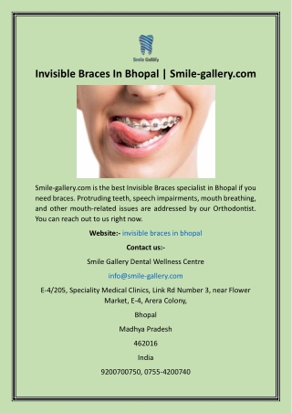 Invisible Braces In Bhopal  Smile-gallery