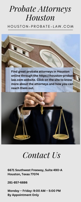 Probate Attorneys Houston - Houston-probate-law.com