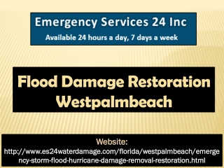 Flood Damage Restoration Westpalmbeach