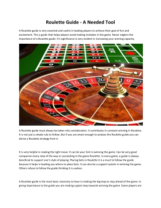 the-roulette-guide.com/
