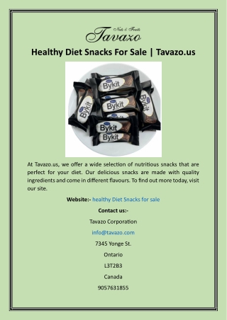 Healthy Diet Snacks For Sale  Tavazo.us