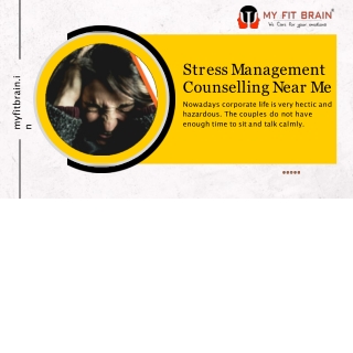 Stress Management Counselling