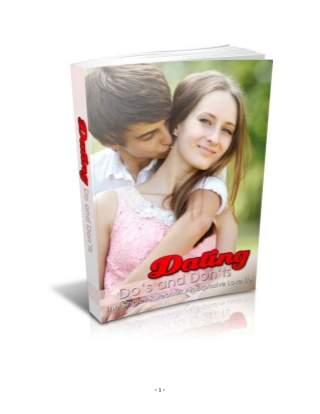 Dating Do's and Dont's
