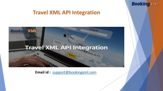 Travel XML API Integration