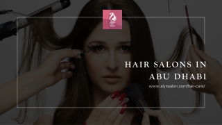 hair salons in abu dhabi pptx