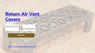 Return Air Vent Covers