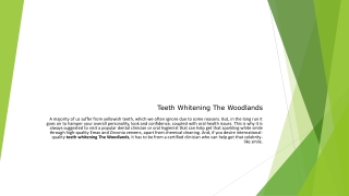 Teeth Whitening The Woodlands