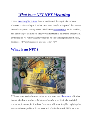 how to create an NFT