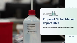 Propanol Market