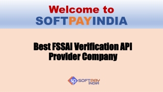 Get Best FSSAI Verification API