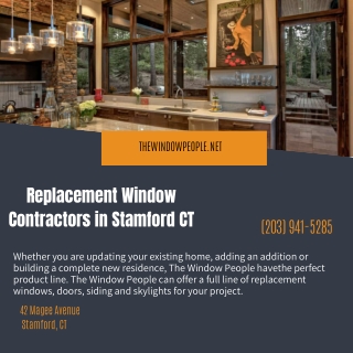 Replacement Window Contractors in Stamford CT