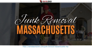 Same Day Haulers is the best junk removal company in Massachusetts!