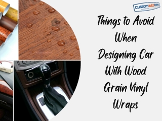 Things to Avoid When Designing Car Vinyl Wraps