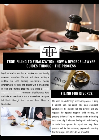 From Filing to Finalization: How a Divorce Lawyer Guides through the Process