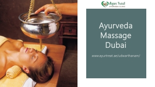 ayurveda massage dubai